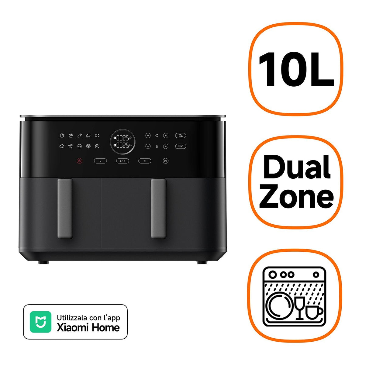 Xiaomi Dual Zone Air Fryer 10l Eu