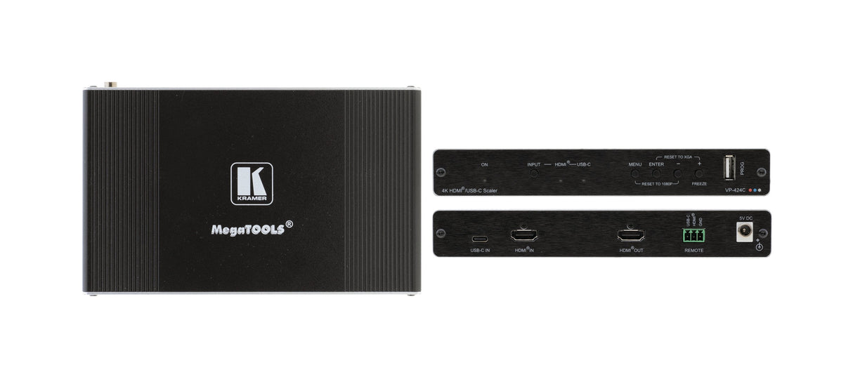 Kramer Vp-424c Escalador Digital Proscale 4k Hdmi A Hdmi De 18g Con Entradas 4k Y UsbC (72-042490)