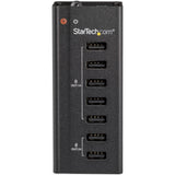 Startech.Com Estación De Carga Usb De 7 Puertos Autónoma - 5x Puertos De 1a Y 2x Puertos De 2a - Base De Carga Usb