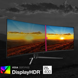 EAN 4711377332866 - MSI MPG 491CQPDE QD-OLED pantalla para PC 124,5 cm (49") 5120 x 1440 Pixeles DQHD Negro imagen 10