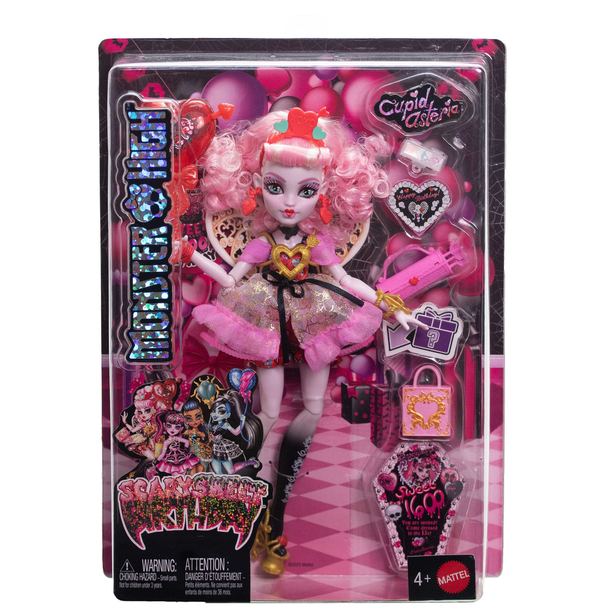 Muñeca Cupid Asteria Scary Sweet Birthday 1600 Monster High
