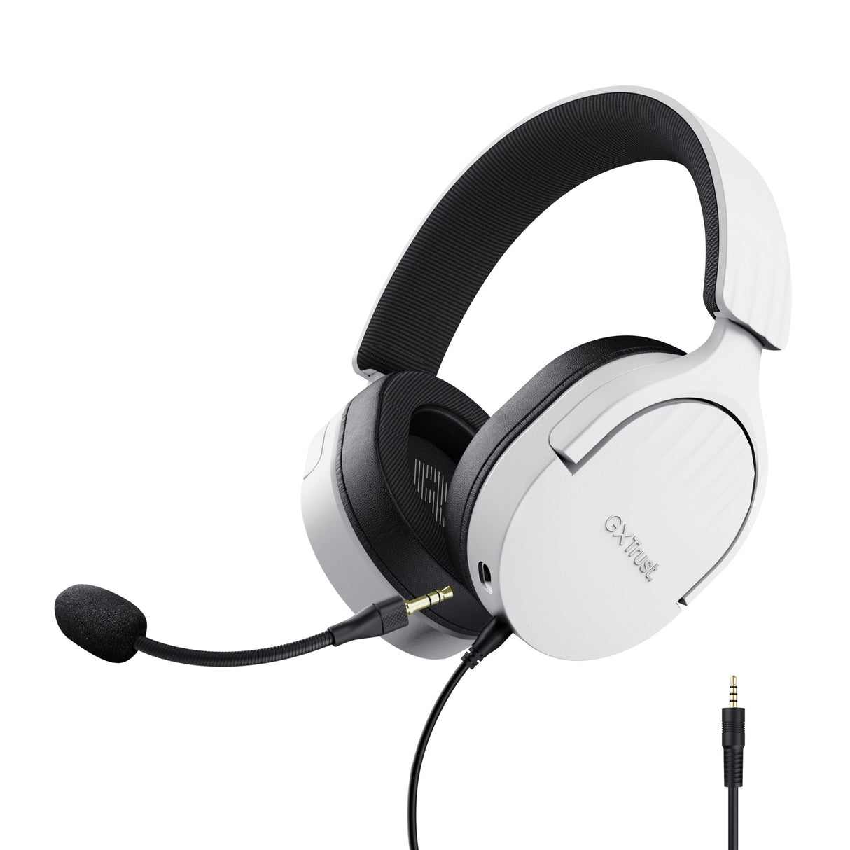 Auriculares Gaming Con Micrófono Trust Gaming Gxt 489 Fayzo Jack 3.5 Blancos