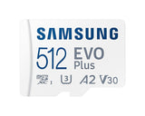 Tarjeta De Memoria Samsung Evo Plus 2021 512gb Microsd Xc Con Adaptador Clase 10 130mbs