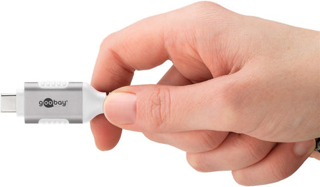 EAN 4040849743856 - Goobay 74385 cambiador de género para cable USB 3.1 type A RJ45 Blanco imagen 8