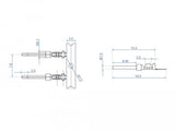 Crimp-Kontakte Für D-Sub Crimp Stecker 40 Stück