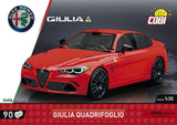 Cobi Alfa Romeo Giulia Quadifoglio, Design Toys Red Cobi-24604