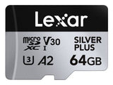 Lexar Professional Silver Plus Microsdxc Uhs-I Card 64 Gb