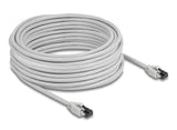 Cable De Red Delock Rj45  Cat.8.1 S/Ftp 15 M Bis 40 Gbps Gris