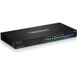 Trendnet Tpe-3018ls Switch Gestionado Gigabit Ethernet (10/100/1000) Negro 1u Energía Sobre Ethernet (Poe)