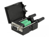 Delock 66257 Adaptador Sub-D 9 Pin Hembra A Terminalblock 10 Pin