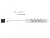 EAN 4043619112067 - DeLOCK 11206 base múltiple 1,5 m 4 salidas AC Interior Blanco imagen 3