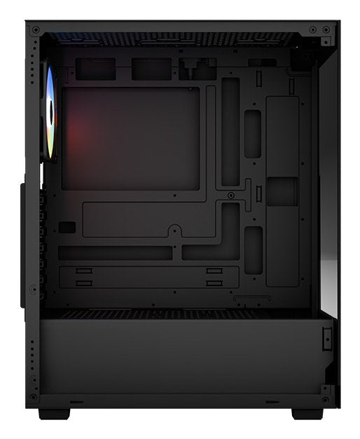 Caja Atx Aerocool Pivot Cristal Templado Negro