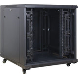 Inter-Tech 88887258 Armario Rack 15u Rack O Bastidor Independiente Negro, Armario It Negro, Rack O Bastidor Independiente, 15u, 400 Kg, Negro