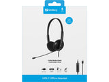 EAN 5705730126468 - Sandberg 126-46 auricular y casco Auriculares Alámbrico Diadema Oficina/Centro de llamadas USB Tipo C Neg imagen 6
