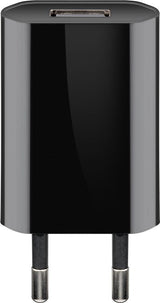 Cargador  Goobay  Usb-C 5 Vatios  Cable De 1 Metro Usb-A > Usb-C 45293 Negro