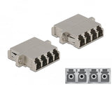 Lwl Kupplung Lc Quad Buchse Zu Lc Quad Buchse Singlemode Metall