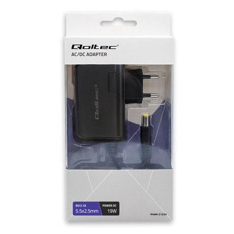 EAN 5901878510347 - Qoltec 51034 adaptador e inversor de corriente Interior 19 W Negro imagen 7