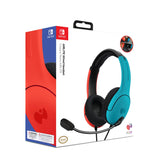 Pdp Lvl40 Auriculares Diadema Negro, Azul, Rojo [De-Version] Nintendo Switch