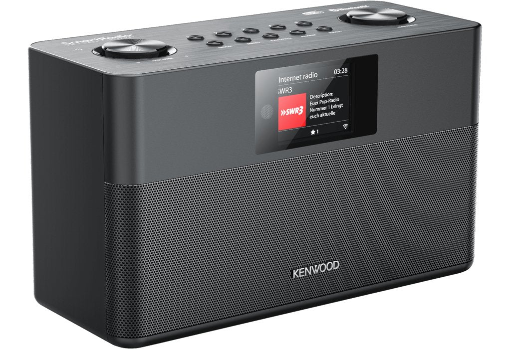 Kenwood Cr-M100s Smart Radio Mit Dab+, Grosses Farbdisplay, Wifi Negro