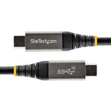 EAN 0065030893305 - StarTech.com USB31CCV50CM cable USB USB 3.2 Gen 2 (3.1 Gen 2) 0,5 m USB C Gris, Negro imagen 4