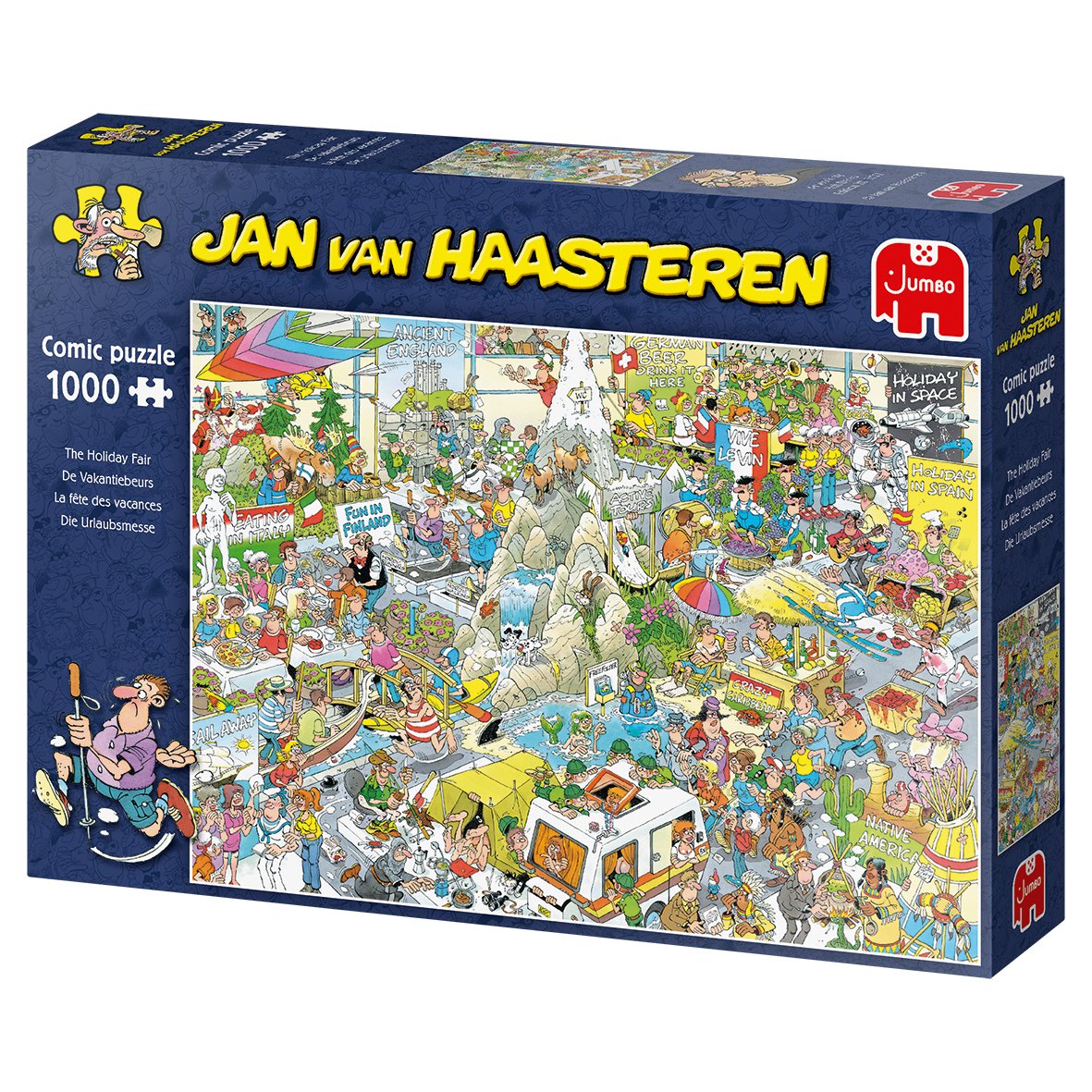 Puzzle Jan Van Haasteren The Holiday Fair 1000 Pieza(S) Humor