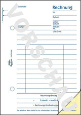 Avery Zweckform Rechnungsformular - 40 Hoja - A6 (105 X 148 Mm)