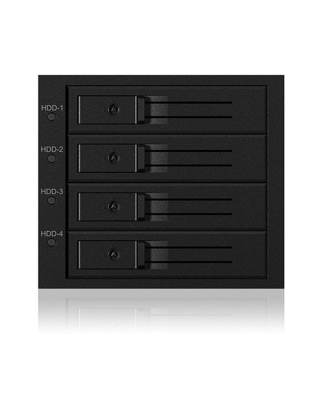 EAN 4250078161400 - ICY BOX IB-564SSK 3x 5,25" Bandeja para disco duro Negro imagen 3