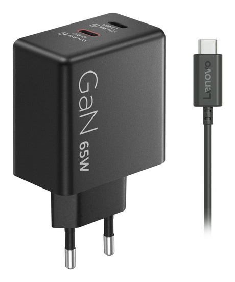 EAN 0195892129134 - Lenovo Dual USB-C 65W GaN Charger Universal Negro Corriente alterna Interior imagen 9