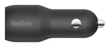 Belkin Cargador De Coche Ultra Rapido 24 Vatios 2.4 Amperios + Cable Lightning
