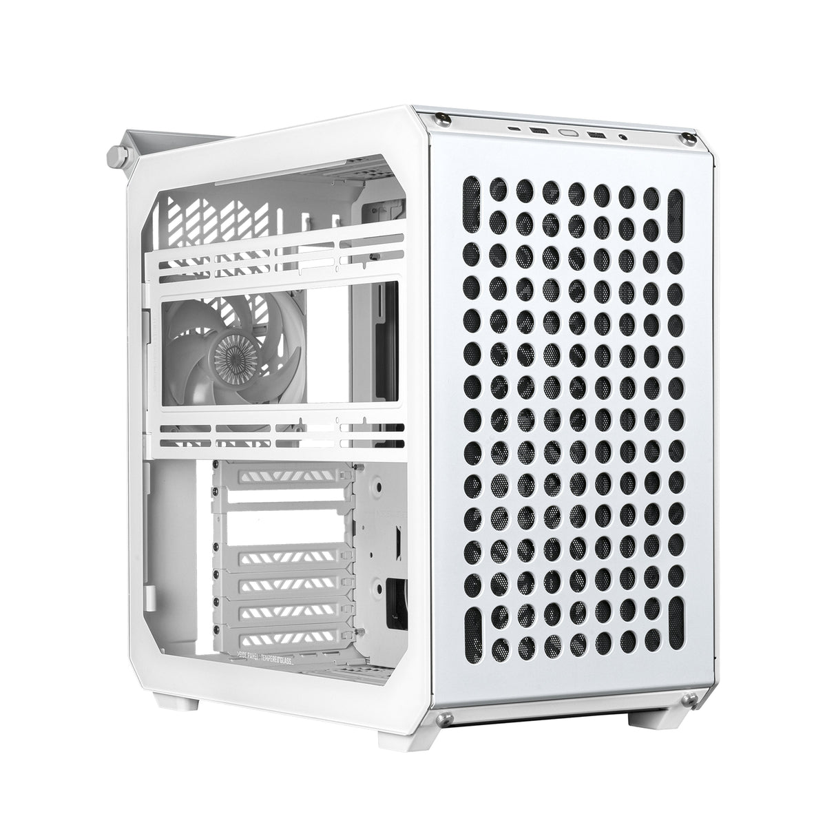 Caja Pc Cooler Master Qube 500 Flatpack White Edition, Q500-Wgnn-S00