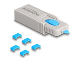 Delock 20926 Juego De Bloqueadores Para Puertos Type-C Hembra 5 Piezas + Herramienta De Bloqueo