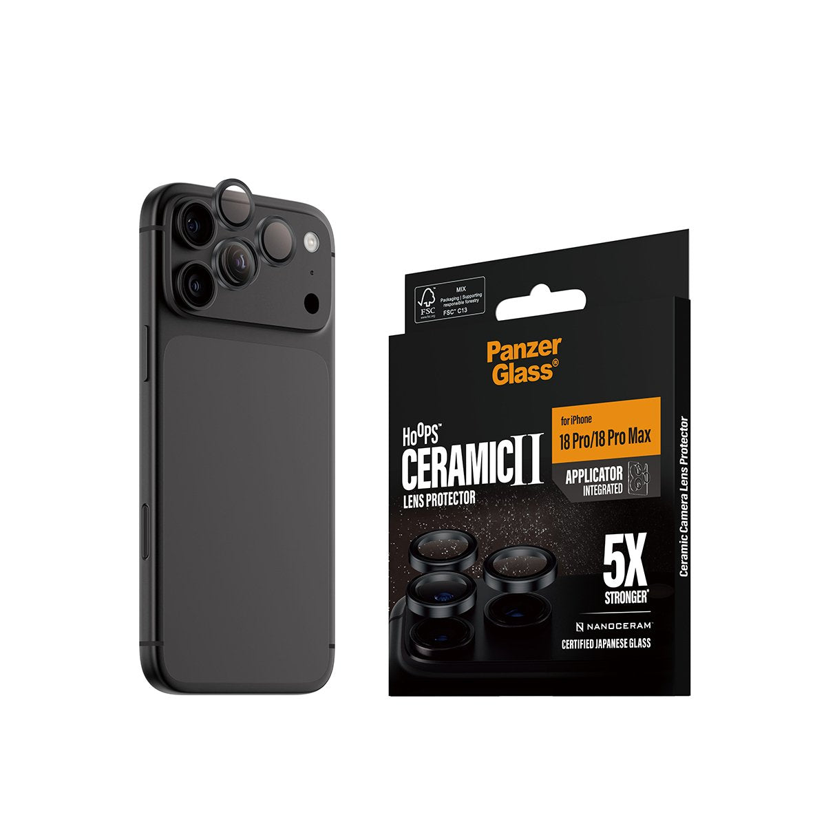 Panzerglass Hoops Ceramic Camera Lens Protector Iphone 18 Pro/ 18 Pro Max