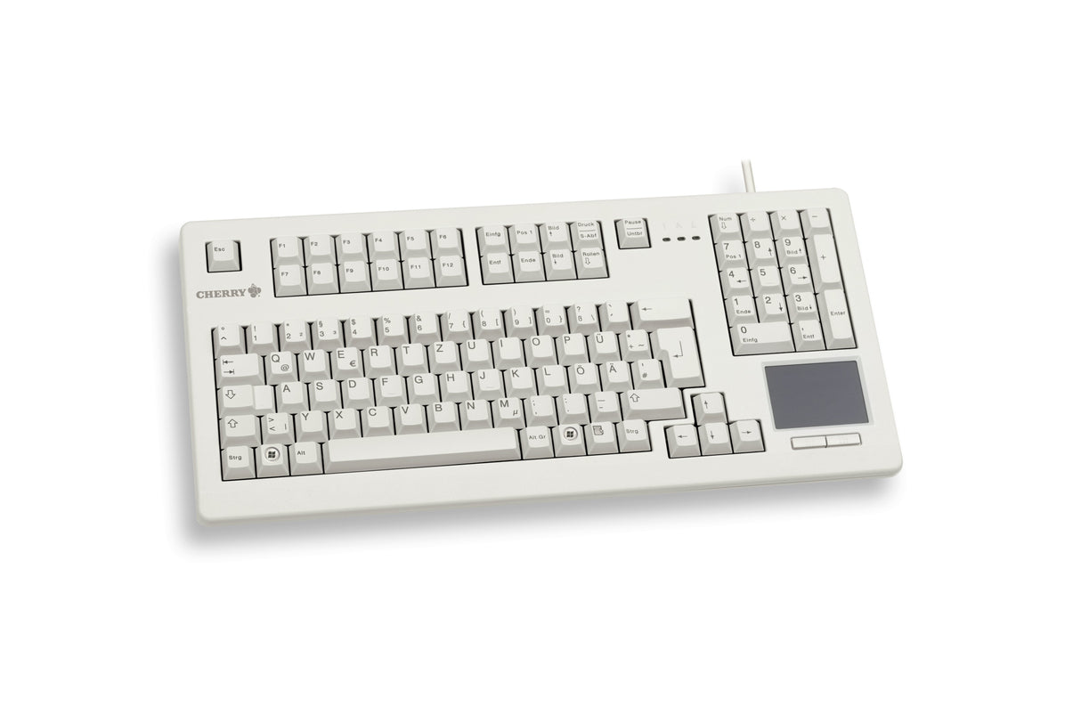 Cherry Tas Touchboard G80-11900 Corded Eu-Layout Gris Claro
