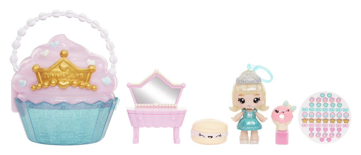 Mga Entertainment Yummiland Beauty Bag Playset + Lip Gloss Doll - Cupcake Beauty Bag 546733-Euc
