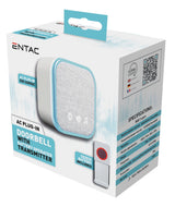 Entac Türklingel Ac Plug-In Ip44-Sender Inkl. 1xcr2032