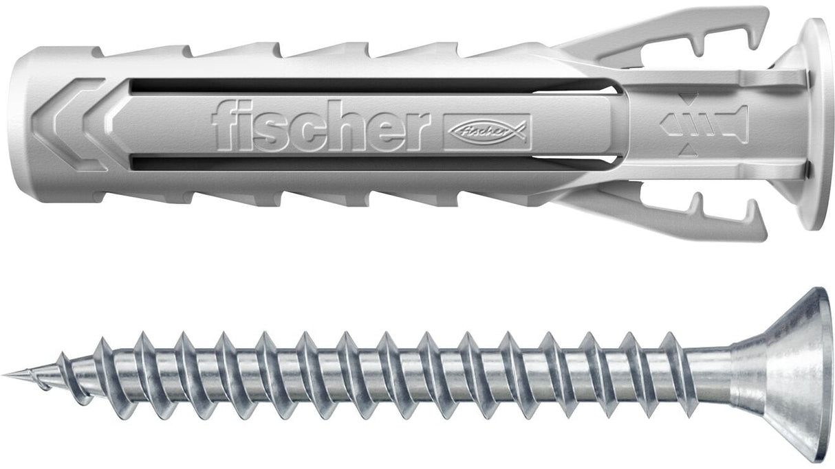 Fischer Sx Plus 8x40 S K 10, 568122, Pasador Gris Claro
