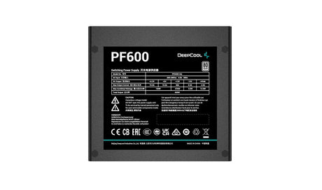 EAN 6933412711391 - DeepCool PF600 unidad de fuente de alimentación 600 W 20+4 pin ATX ATX Negro imagen 3