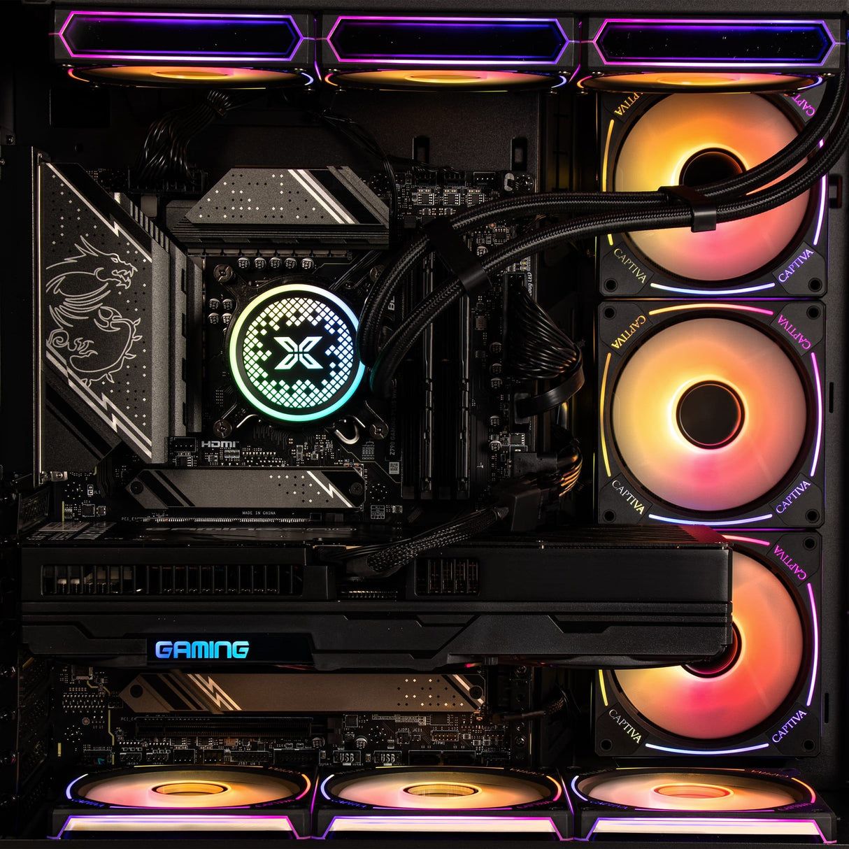 EAN 4046373892770 - CAPTIVA PC Ultimate Gaming I89-277 (Ultra 9 285KF/RTX5090 32GB GDDR7/SSD 2TB+2TB/128GB/WLAN/Windows 11 Ho imagen 4