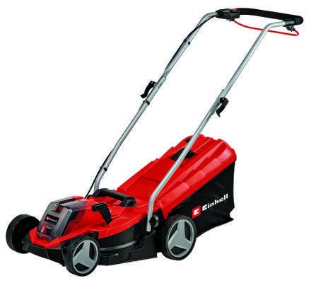 EAN 4006825646856 - Einhell GE-CM 18/33 Li (1x4,0Ah) Cortacésped de empuje a gasolina Batería Negro, Rojo imagen 1