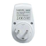 Enchufe Con Sensor Dia Noche Blanco   Logilink