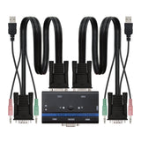 EAN 8433281003989 - Nanocable 10.12.0001 interruptor KVM Montaje en rack Negro imagen 1
