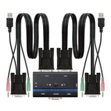 Kvm Switch Vga Usb 1u-2pc+Cable