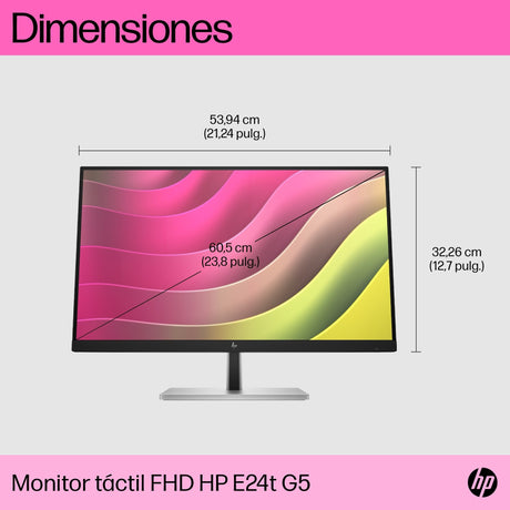 EAN 0196786299742 - HP E24t G5 FHD Touch Monitor pantalla para PC 60,5 cm (23.8") 1920 x 1080 Pixeles Full HD LCD Negro imagen 4