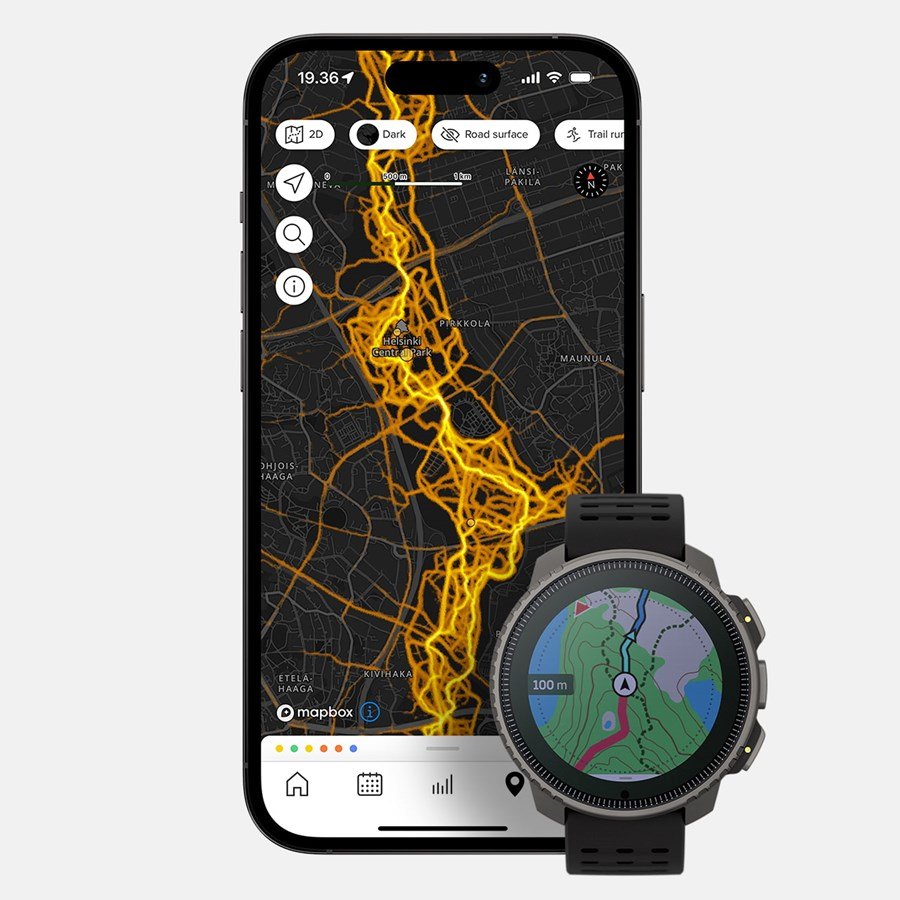 EAN 6417084210845 - Suunto Vertical Solar 3,56 cm (1.4") Matriz de puntos 49 mm 280 x 280 Pixeles Pantalla táctil Negro GPS ( imagen 4