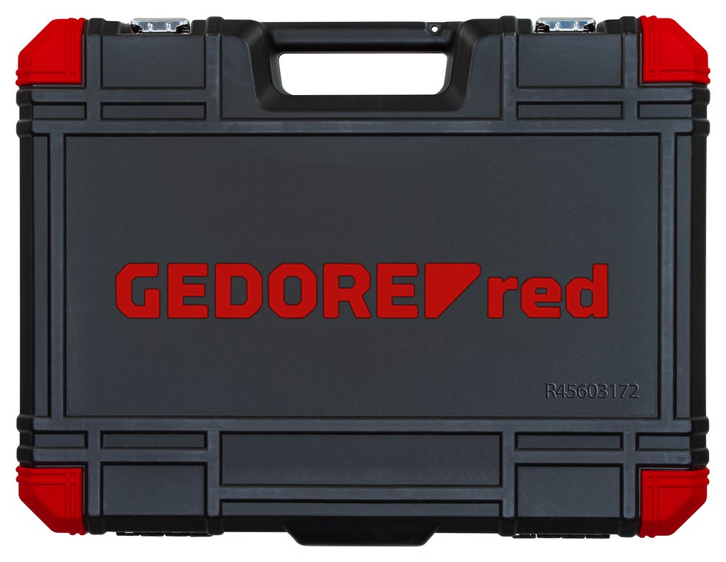 Gedore Juego De Llaves De Tubo , 1/4 "+ 3/8" + 1/2 ", 172 Piezas