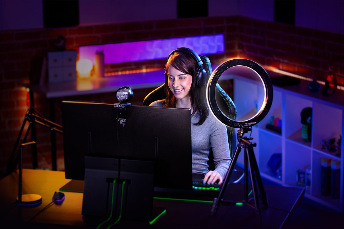 Razer Rz19-03660100-R3m1 Iluminación De Anillo 192 Led Aro De Luz