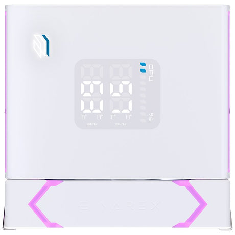 EAN 6977277369519 - Einarex EXAC-GL-300-R-W sistema de refrigeración para ordenador Procesador Refrigerador de aire 12 cm Bla imagen 11