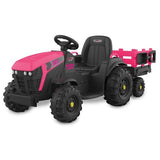Correpasillos Jamara Ride-On Tractor Super Load Con Remolque12v Rosa