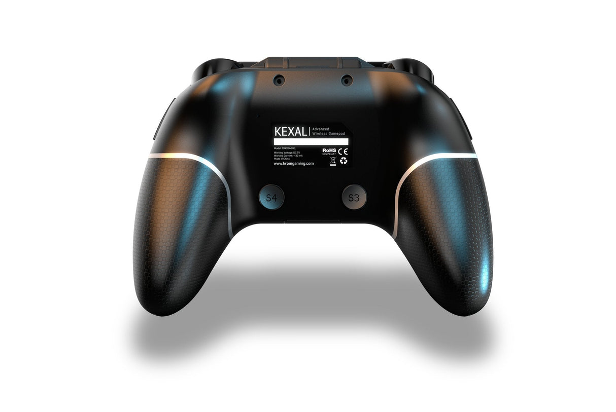 Krom Kexal Negro, Rojo, Blanco Bluetooth/Usb Gamepad Analógico/Digital Android, Nintendo Switch, Pc, Ios