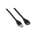 Aisens Cable Extension Usb 3.0 - Tipo A Macho A A Hembra - 2m - Negro
